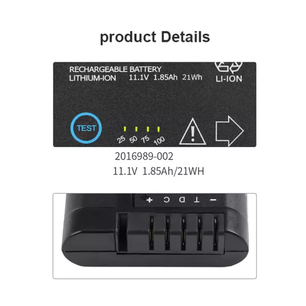 Batería para GE 2016989-002 2016989-003 DR203 Solar 8000i - Imagen 2