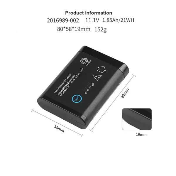 Batería para GE 2016989-002 2016989-003 DR203 Solar 8000i - Imagen 3