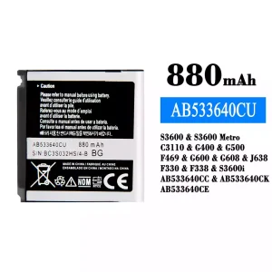 Batería AB533640CU para Samsung S3600/S3600 Metro
