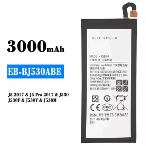 Batería EB-BJ530ABE para Samsung J5 2017/J5 Pro 2017