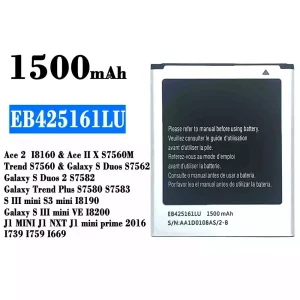 Batería EB425161LU para Samsung Ace 2