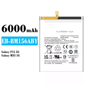 Batería EB-BM156ABY para Samsung Galaxy F15 5G/Galaxy M35 5G