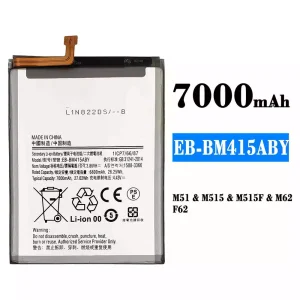 Batería EB-BM415ABY para Samsung M51,M62,F62