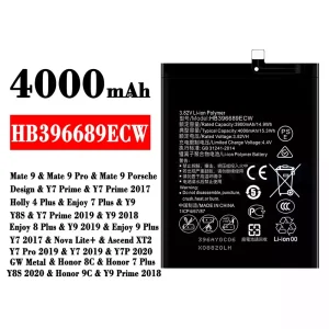 Batería HB396689ECW para HUAWEI Mate 9 / Mate 9 Pro / Enjoy 7 Plus / Y9 / Y8S / Y9 2018 / Enjoy 8 Plus / Y9 2019 / Enjoy 9 Plus / Y7 2017 / Nova Lite+ /Y7 Pro 2019 / Y7 2019 / Y7P 2020 / Honor 8C / Honor 7 Plus/Y8S 2020 / Honor 9C /