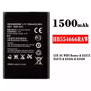 Batería HB554666RAW para HUAWEI LTE 4G WIFI Router / E5372 / E5373 / E5336 / E5330