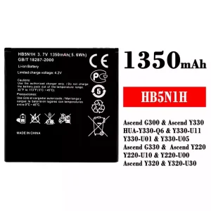 Batería HB5N1H para HUAWEI Ascend G300 / Ascend Y330