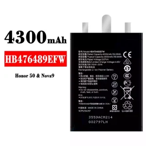 Batería HB476489EFW para HUAWEI Honor 50 / Nova 9