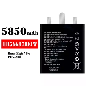 Batería HB566878EIW para HUAWEI Honor Magic 7 Pro