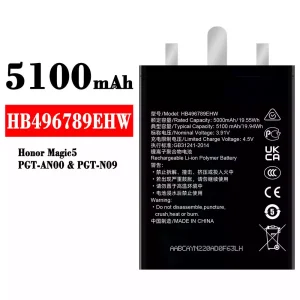 Batería HB496789EHW para HUAWEI Honor Magic 5