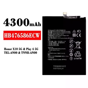 Batería HB476586ECW para HUAWEI Honor X10 5G / Play 4 5G