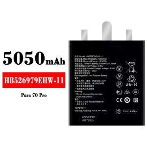 Batería HB526979EHW-11 para HUAWEI Pura 70 Pro