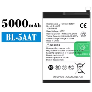 Batería BL-5AAT para Tecno