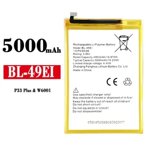 Batería BL-49EI para ITEL P33 Plus