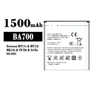 Batería BA700 para Sony Ericsson MT11i / MT15i / MK16i / ST18i / St18a / SO-03C