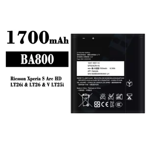 Batería BA800 para Sony Ricsson Xperia S Arc HD / LT26i / V LT25i / LT26
