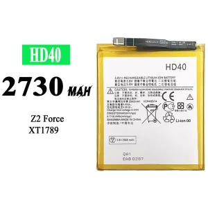 Batería HD40 para Motorola Moto Z2 Force / Z Force Edition 2nd gen