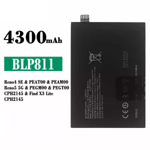 Batería BLP811 para OPPO Reno 4 SE / Reno 5 5G / Find X3 Lite