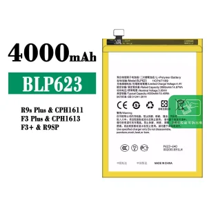 Batería BLP623 para OPPO R9s Plus/F3 Plus