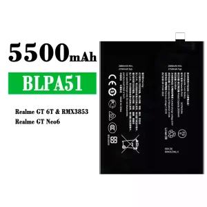 Batería BLPA51 para OPPO Realme GT 6T/ Realme GT Neo 6