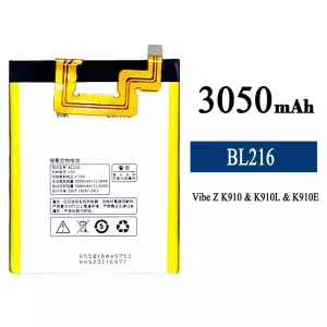Batería BL216 para Lenovo VIBE Z K910/K910L/K910E