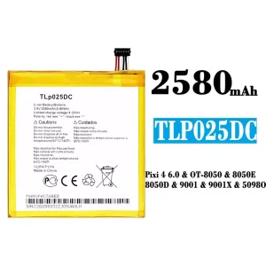 Batería TLp025DC para Alcatel Pixi 4 6.0