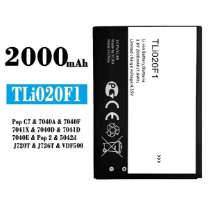 Batería TLi020F1 para Alcatel Pop C7 / Pop 2