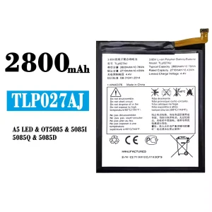 Batería TLP027AJ para Alcatel A5 LED/OT5085/5085I/5085Q/5085D