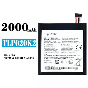 Batería TLP020K2 para Alcatel One Touch Idol 3 4.7