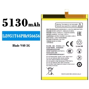 Batería Li3951T44P8h956656 para ZTE Blade V40 5G