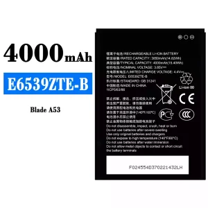 Batería E6539ZTE-B para ZTE Blade A53