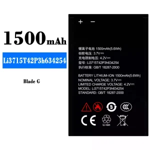 Batería Li3715T42P3h634254 para ZTE Blade G