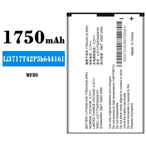 Batería Li3717T42P3h644161 para ZTE MF80