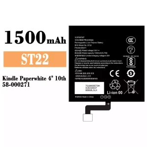 Batería ST22 para Amazon Kindle Paperwhite 4"10th/58-000271