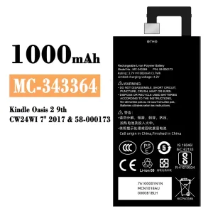 Batería MC-343364 para Amazon Kindle Oasis 2 9th /58-000173