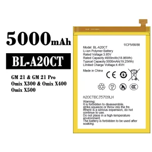 Batería BL-A20CT para General Mobile GM 21/GM 21 Pro/Omix X300/Omix X400/Omix X500