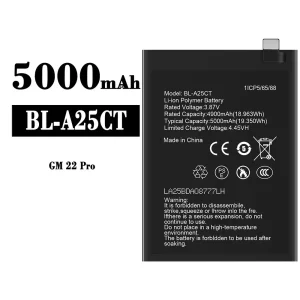 Batería BL-A25CT para General Mobile GM 22 Pro