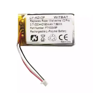 Batería de los auriculares Razer Wolverine V2 Pro,FT103049P