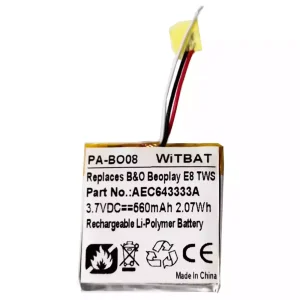 Batería de los auriculares B&O B'eoplay E8, Be'oplay E8 TWS Case,AEC643333A