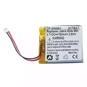 Batería de los auriculares Jabra Elite 85h,Jabra Elite 75t,Evolve2 85,PL661935V