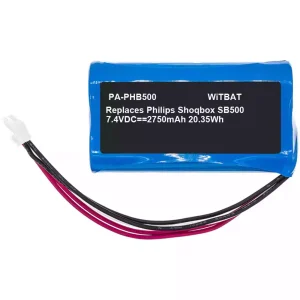 Batería del altavoz Philips ShoqBox SB500