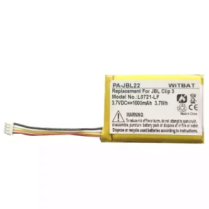 Batería del altavoz JBL Clip 3,L0721-LF
