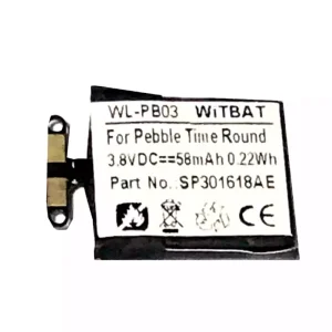 Batería Para Pebble Time Round,SP301618AE
